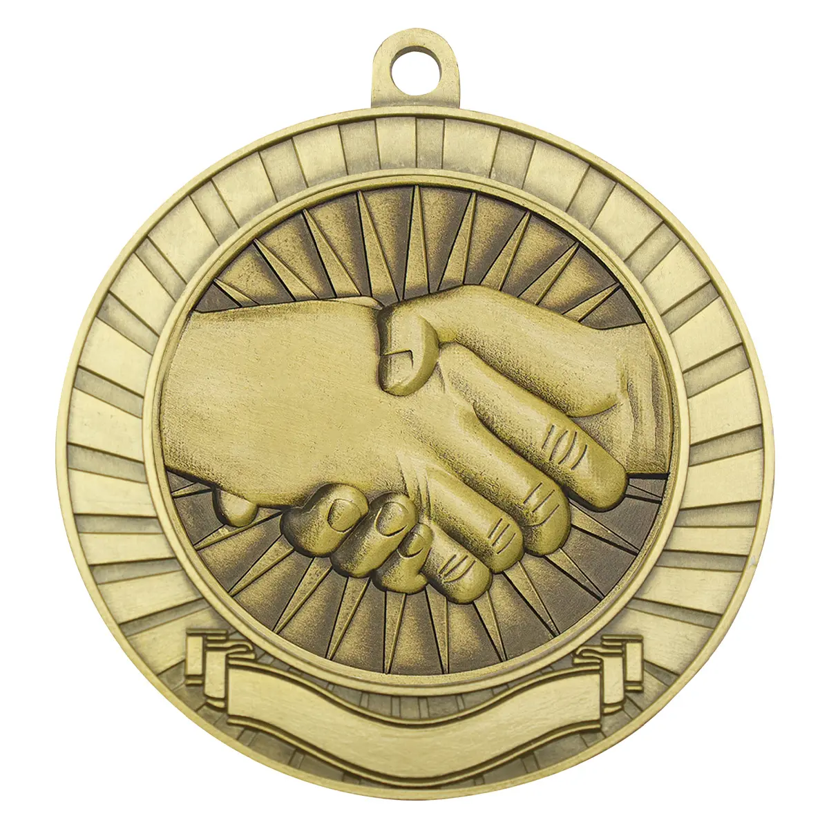 Gold eco scroll - fair play with metal construction