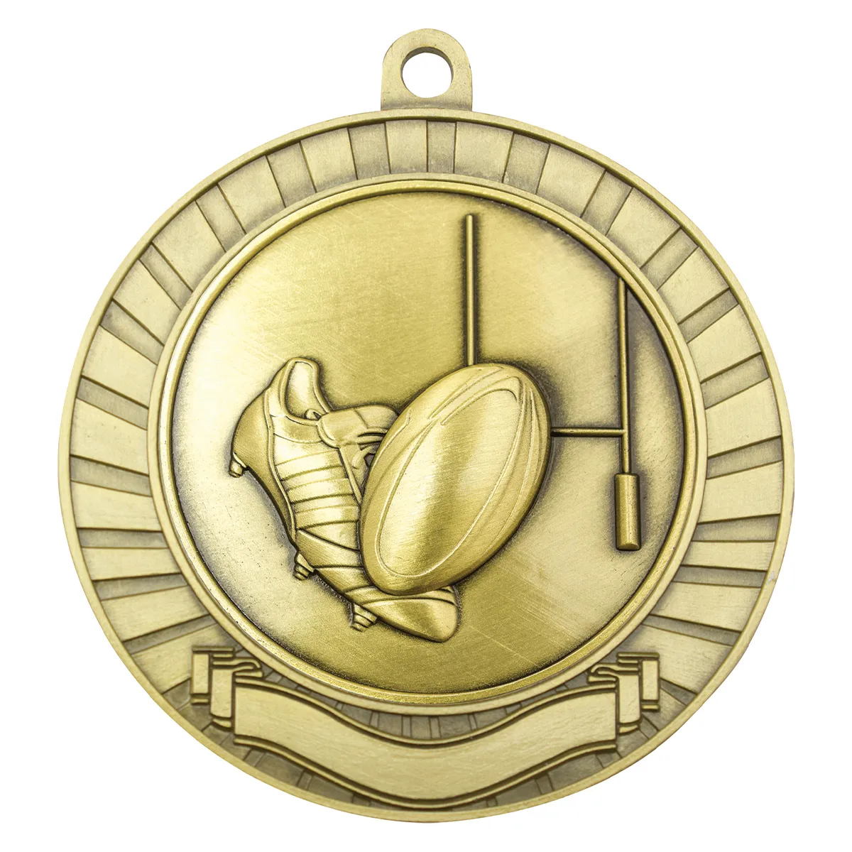 Gold eco scroll with metal construction