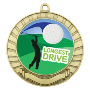 Gold eco scroll - longest drive with metal construction