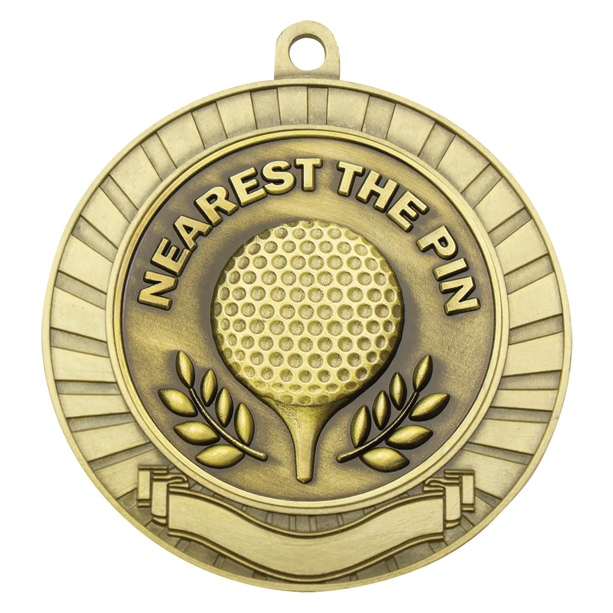 Gold eco scroll - nearest the pin with metal construction