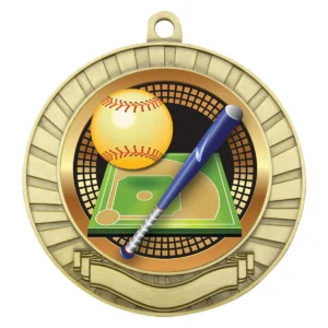 Gold eco scroll - softball with metal construction