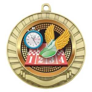 Gold eco scroll - track with metal construction