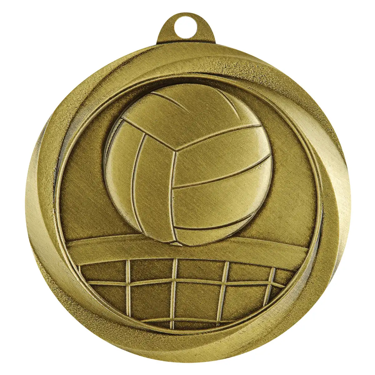 Gold econo volleyball with metal construction