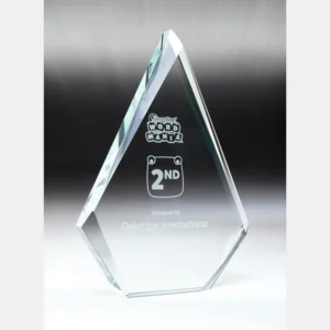 Clear essense glass-arrowhead with glass construction