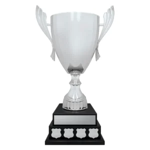 Black falcon cup perpetual with metal / plastic / timber construction