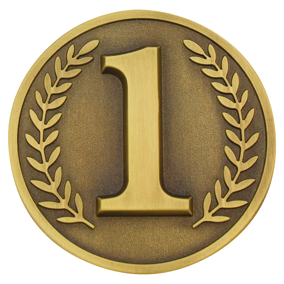 Gold first place prestige with metal construction
