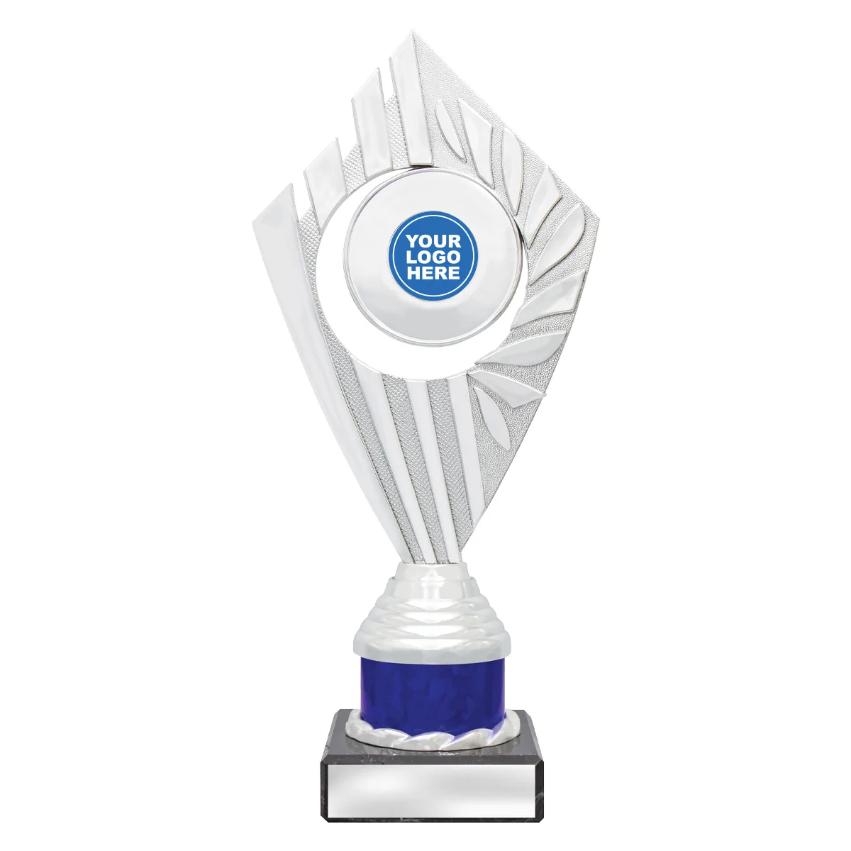 Blue flyer series - silver / blue with plastic / marble construction