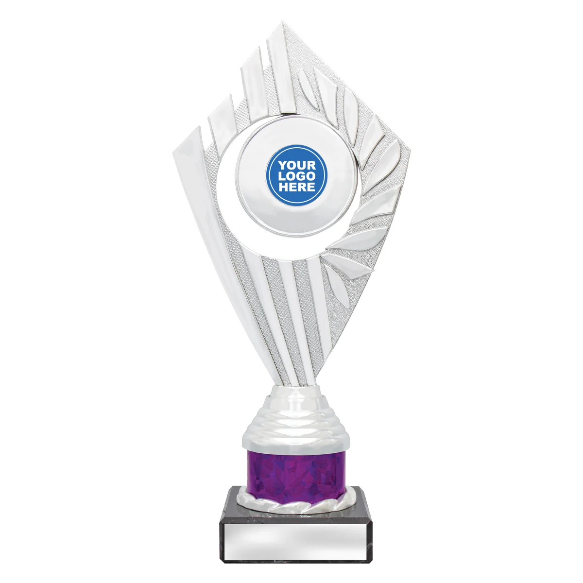 Purple flyer series - silver / purple with plastic / marble construction