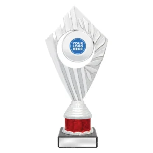 Red flyer series - silver / red with plastic / marble construction