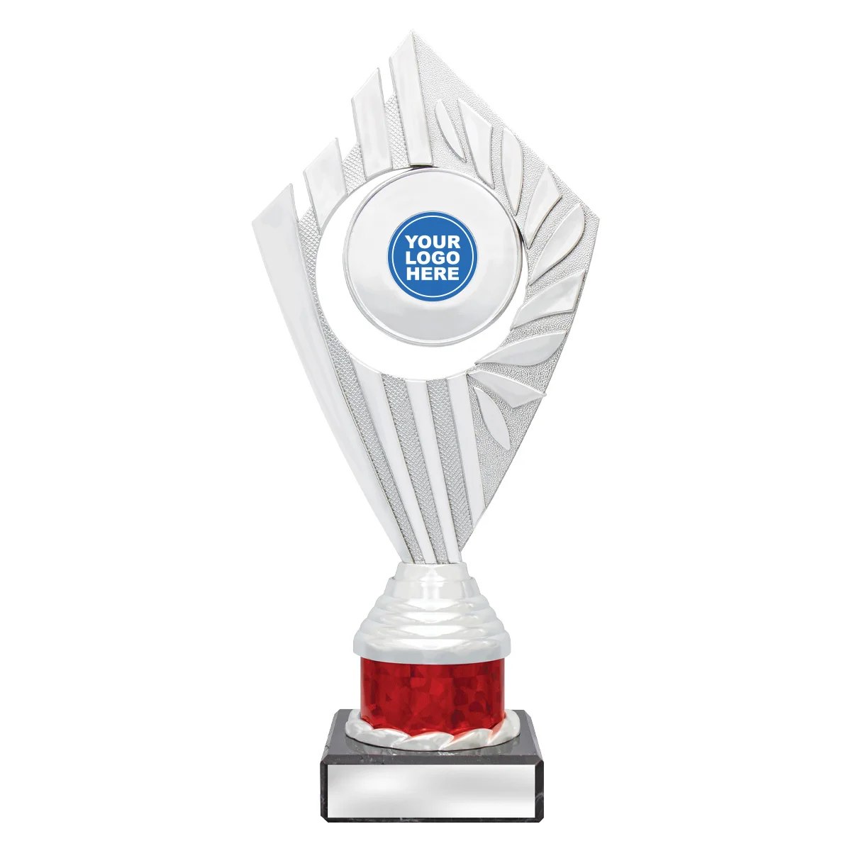 Red flyer series - silver / red with plastic / marble construction