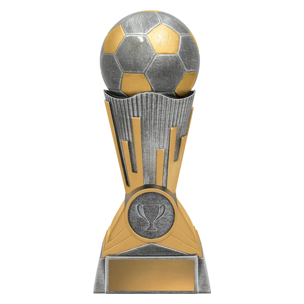 Silver football mercury with resin construction