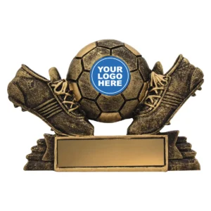 Gold football mini theme with resin construction