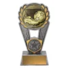 Silver & gold football polaris with resin / metal construction
