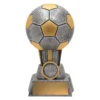 Silver football salvo with resin construction