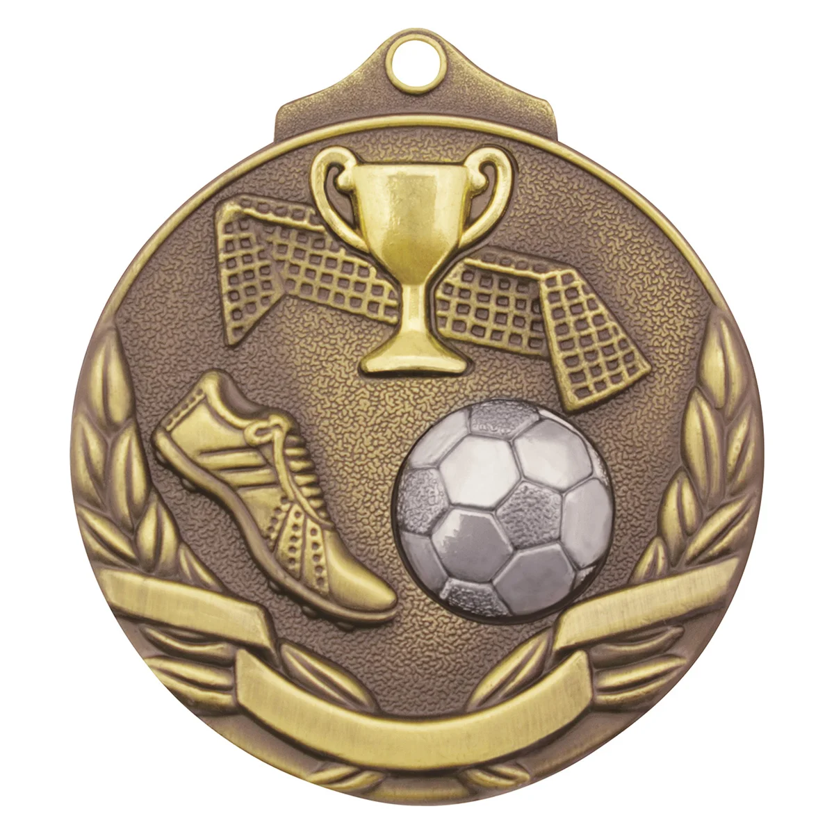 Gold football two tone with metal construction