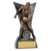 Gold footy male delta with resin construction
