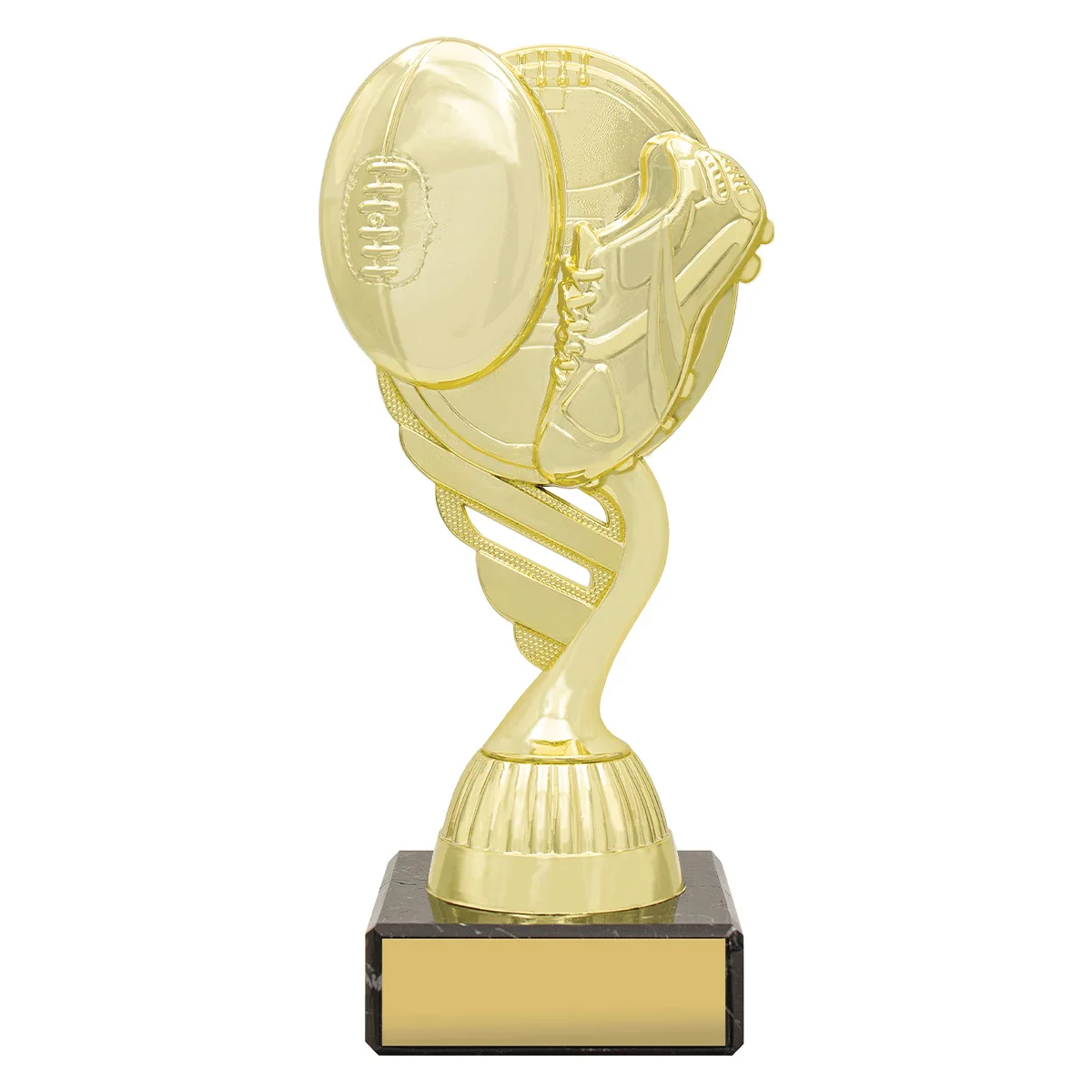 Gold footy marble series with plastic / marble construction