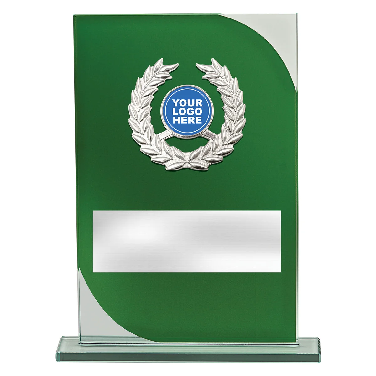 Green fusion award with glass construction