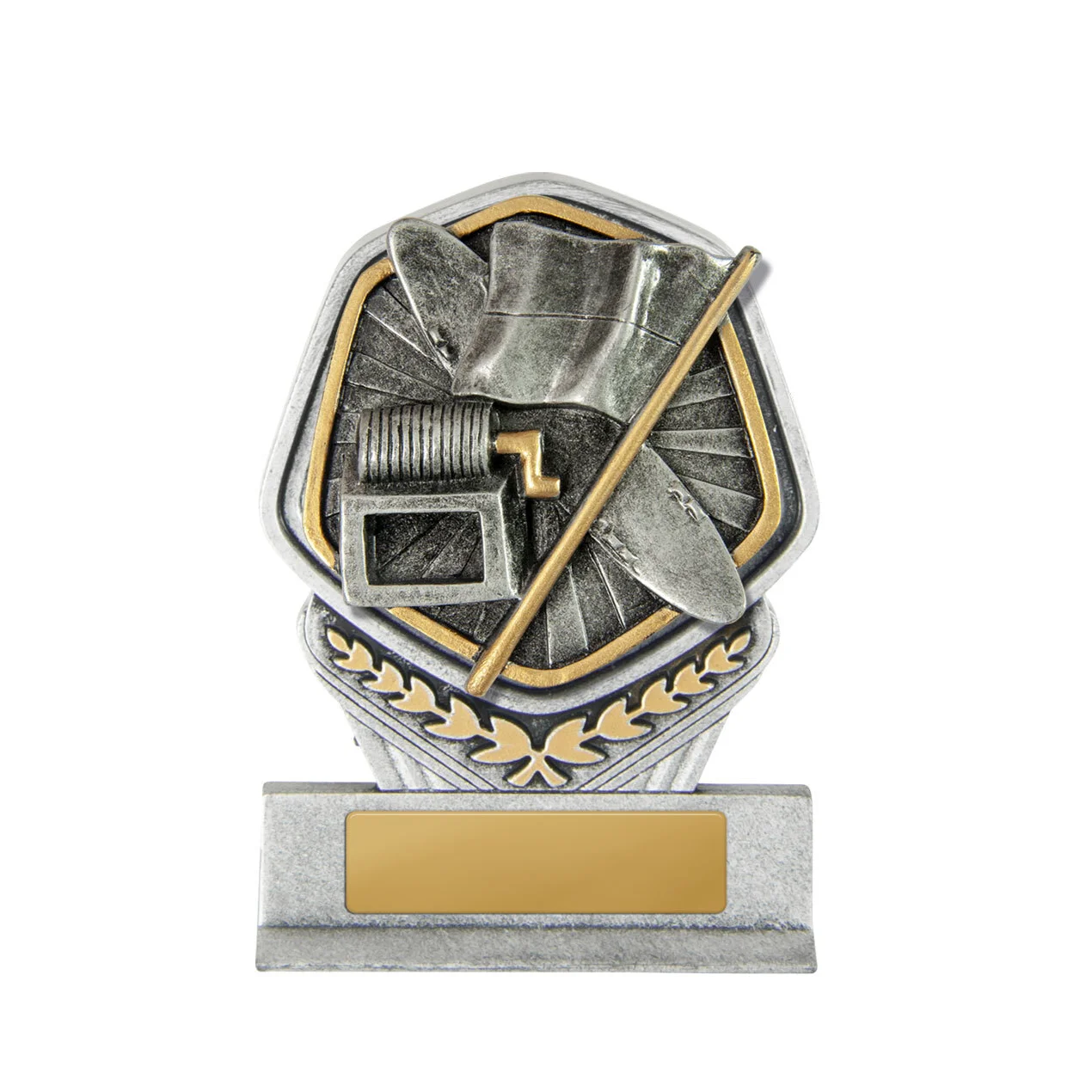 Silver / gold gladiator series-lifesaving with resin construction