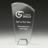 Glass & metal tracer with glass / metal construction