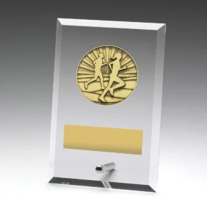 Glass plaques - cross country with glass construction