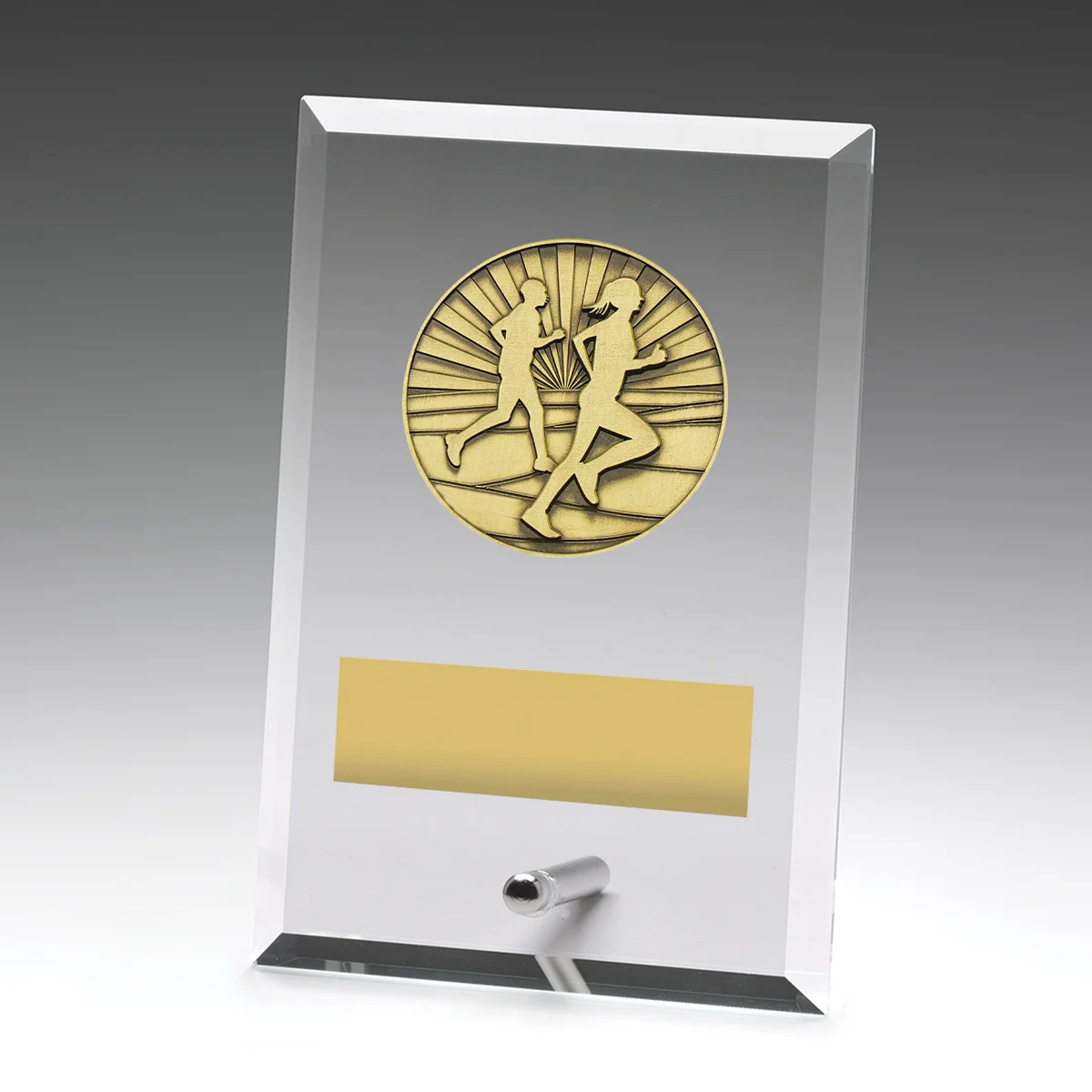 Glass plaques - cross country with glass construction