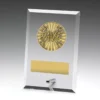 Glass plaques - dance with glass construction