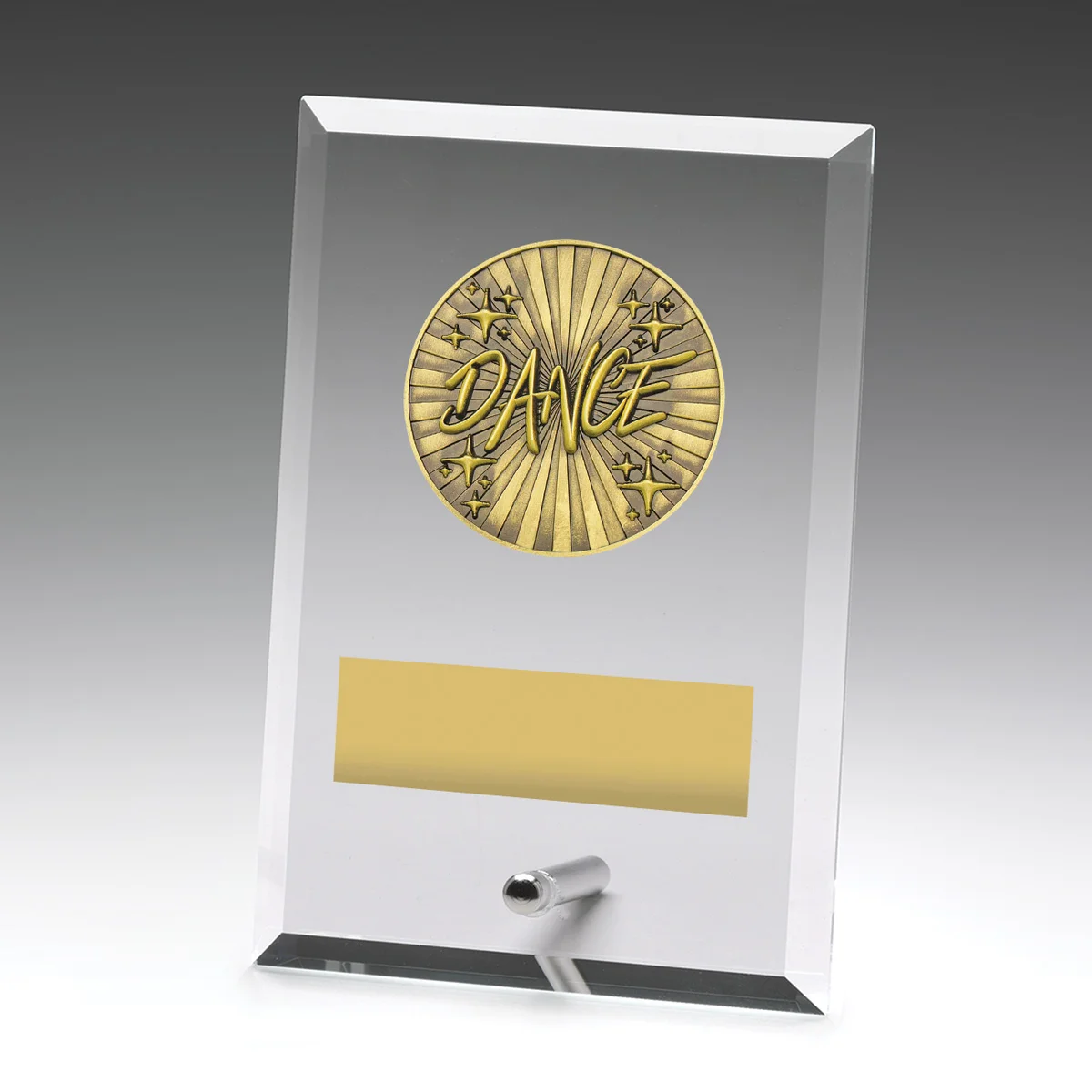 Glass plaques - dance with glass construction