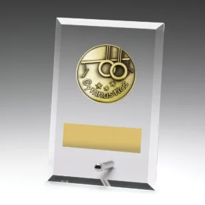 Glass plaques - gymnastics with glass construction