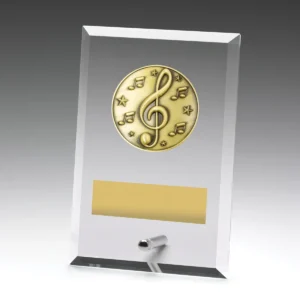 Glass plaques - music with glass construction