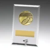 Glass plaques - table tennis with glass construction