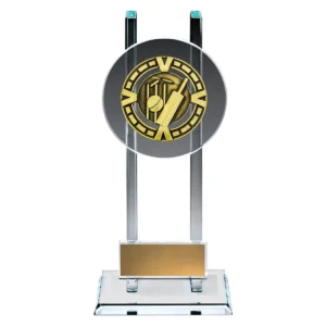 Glass varsity - cricket with metal / glass construction
