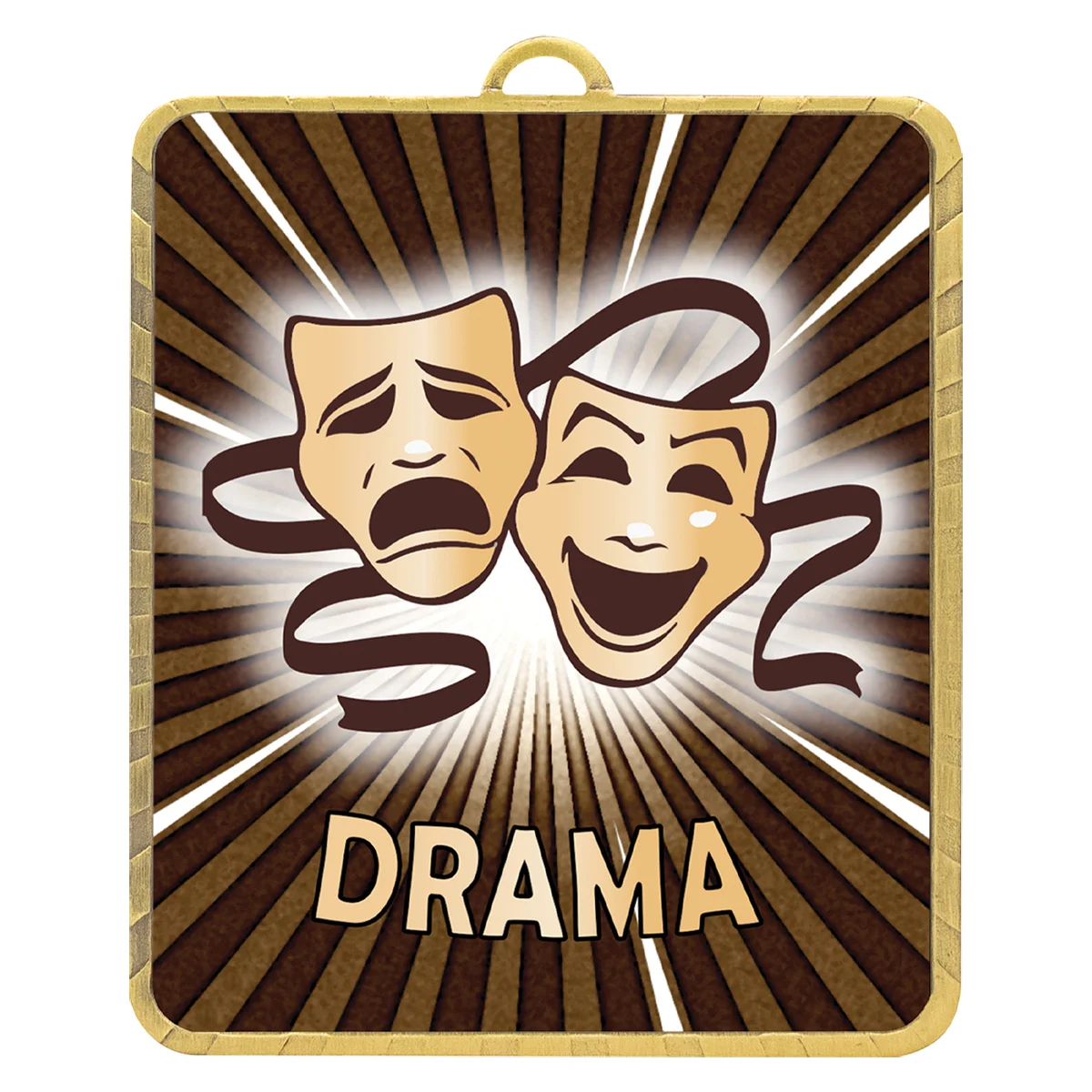Gold gold lynx medal - drama with metal construction