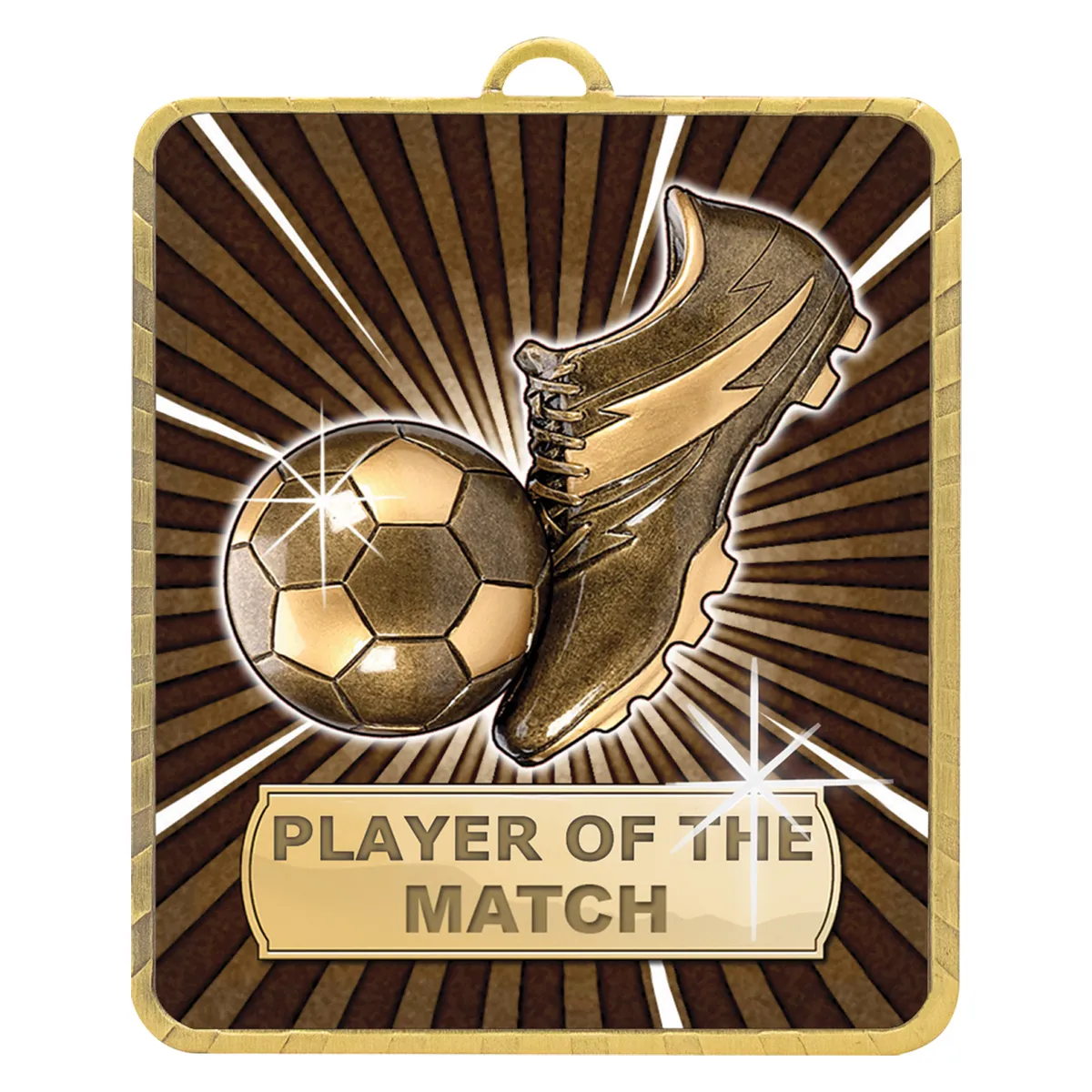 Gold gold lynx medal - pom with metal construction