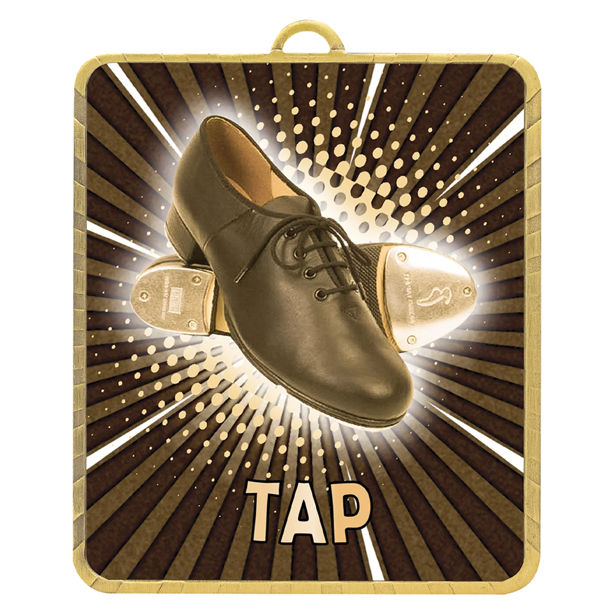 Gold gold lynx medal - tap with metal construction