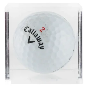 Golf ballqube with plastic construction