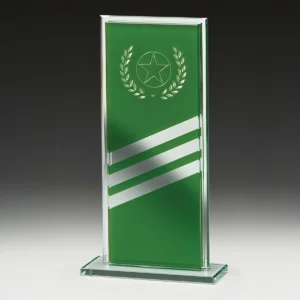 Green green quest glass with glass construction