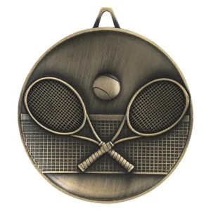 Gold heavyweight tennis with metal construction