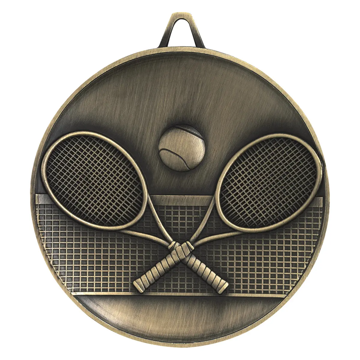 Gold heavyweight tennis with metal construction