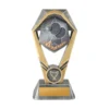 Silver / gold hex tower-tennis with resin construction
