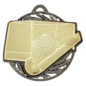 Gold hockey vortex with metal construction