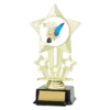 Gold icon star - knowledge with plastic construction