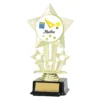 Gold icon star - maths with plastic construction