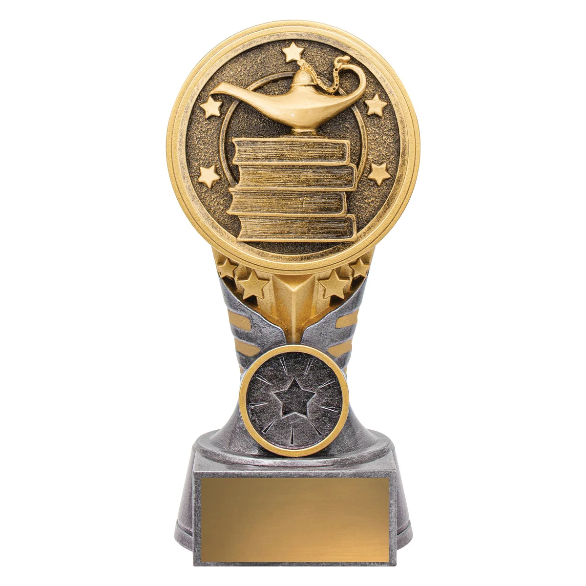 Silver & gold ikon - academic with resin construction