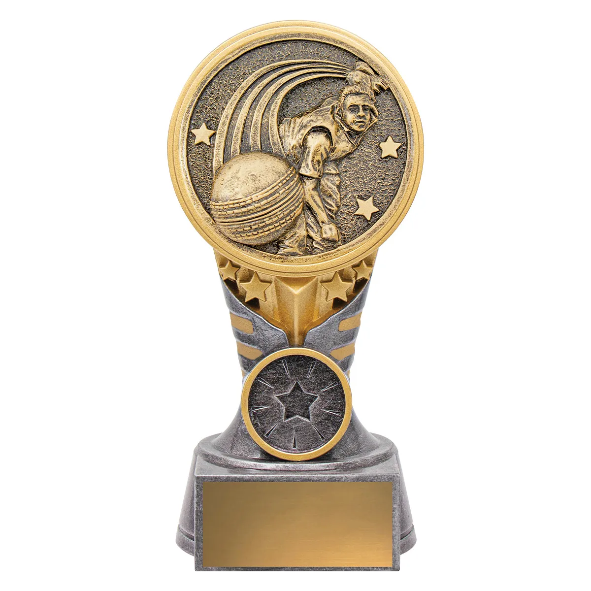 Silver / gold ikon - bowling with resin construction