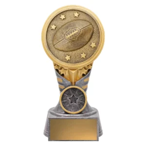 Silver / gold ikon - footy with resin construction