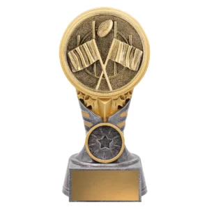 Silver / gold ikon - goal focus with resin construction