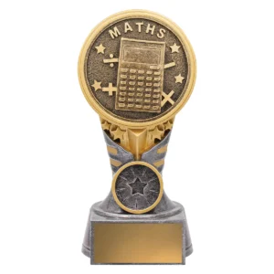 Silver & gold ikon - maths with resin construction