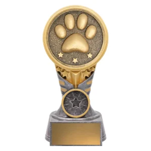 Silver & gold ikon - pet appreciation with resin construction