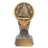Silver / gold ikon - sailing with resin construction